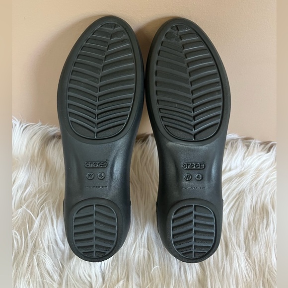 {Crocs} Ballet Flats in Black - Womens 4 - Picture 6 of 7
